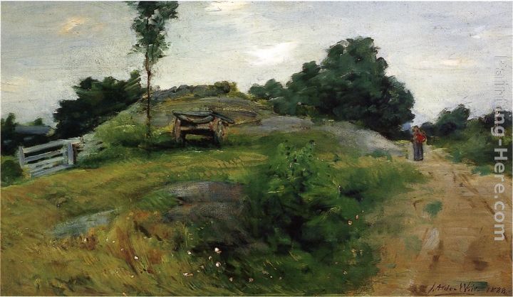 Connecticut Scene at Branchville painting - Julian Alden Weir Connecticut Scene at Branchville art painting